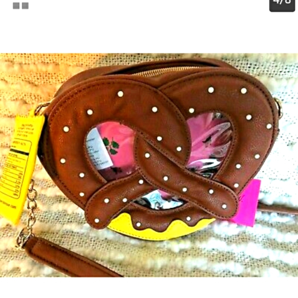 Betsey Johnson Pretzel Crossbody